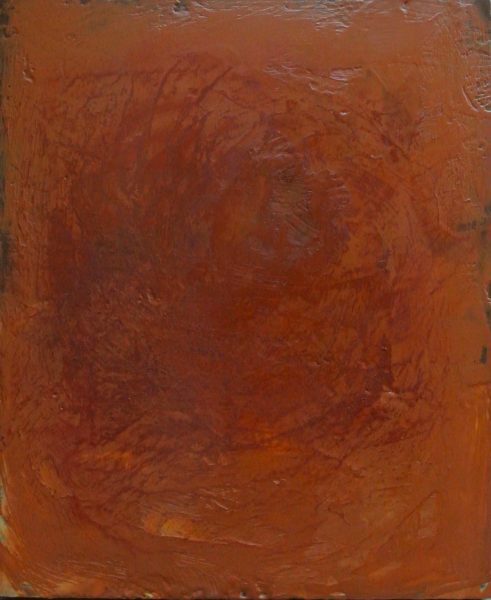 Encaustic Painting from Brown Series by Reuben sinha